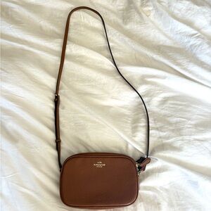 Coach Tan Leather Crossbody Bag